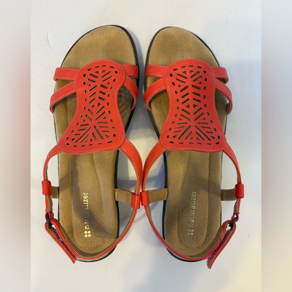 Naturalizer Jarreau Orange open toe sandals size 9 M - Picture 8 of 11